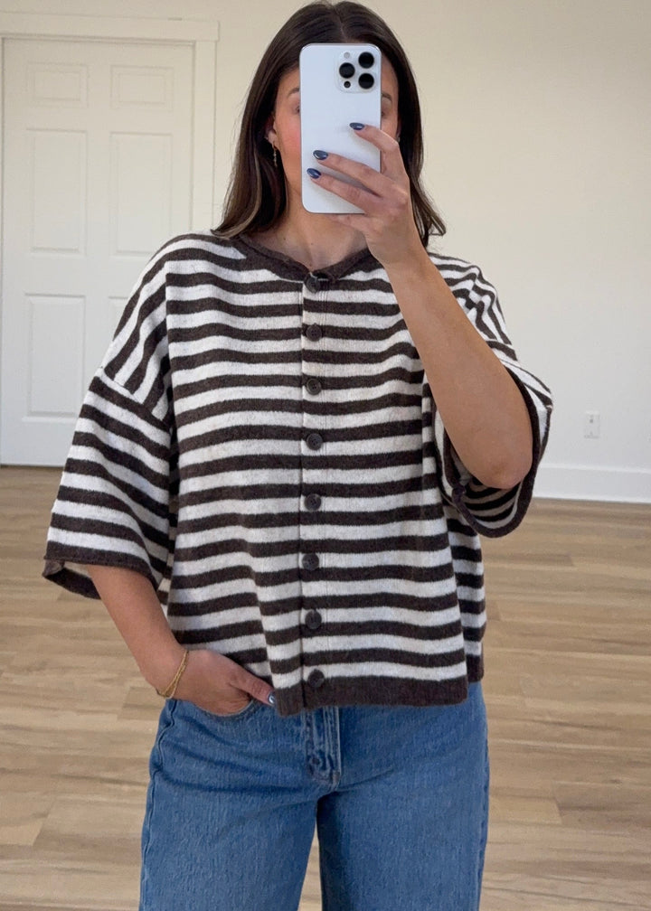Cocoa Cream Sweater Cardigan