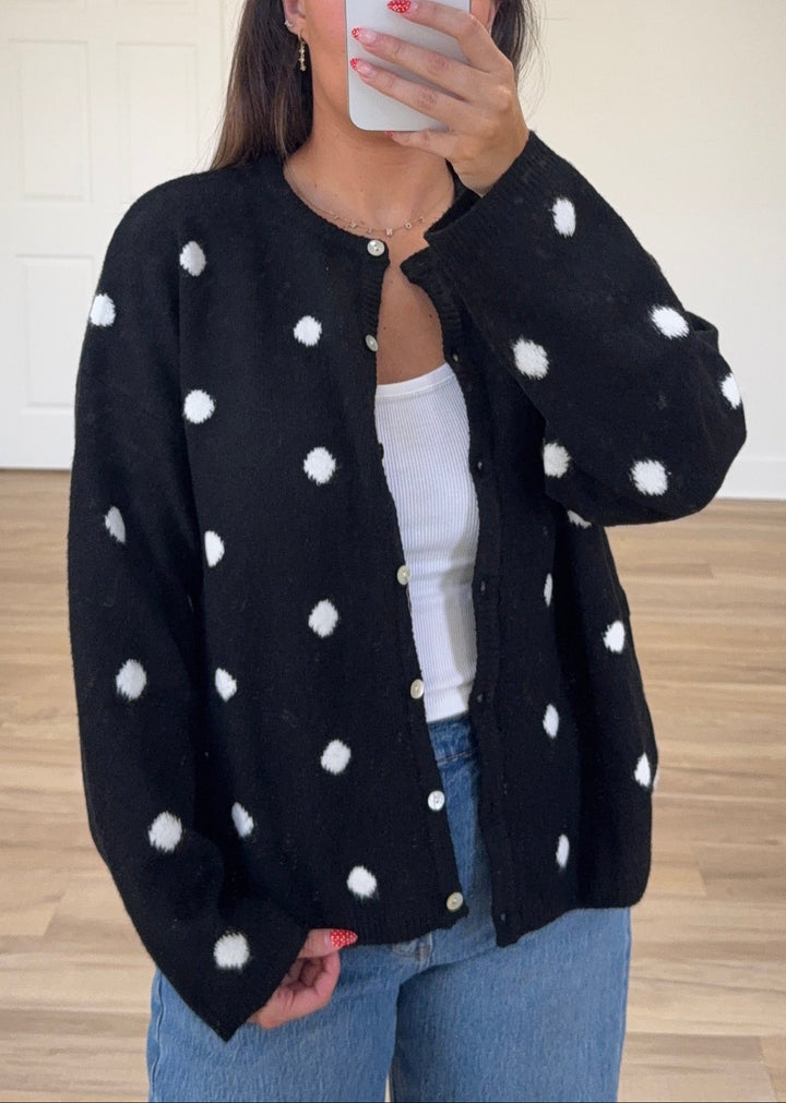 Back In Black Dots Sweater