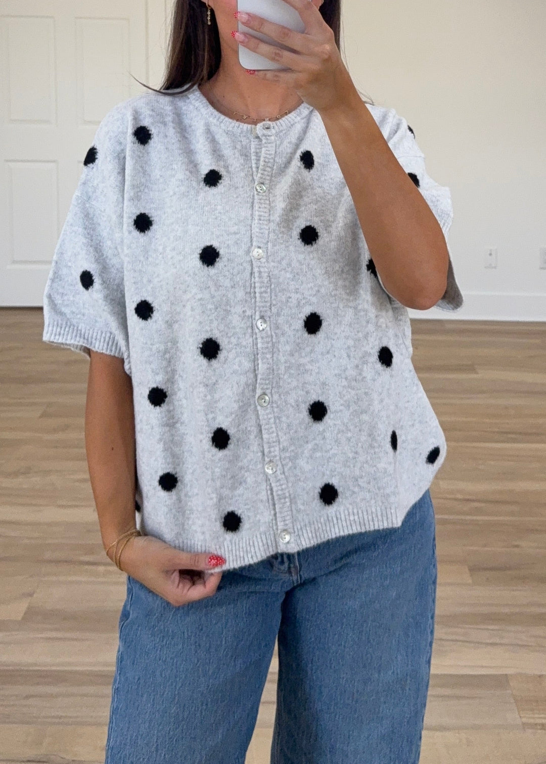 Dots After Dark Sweater
