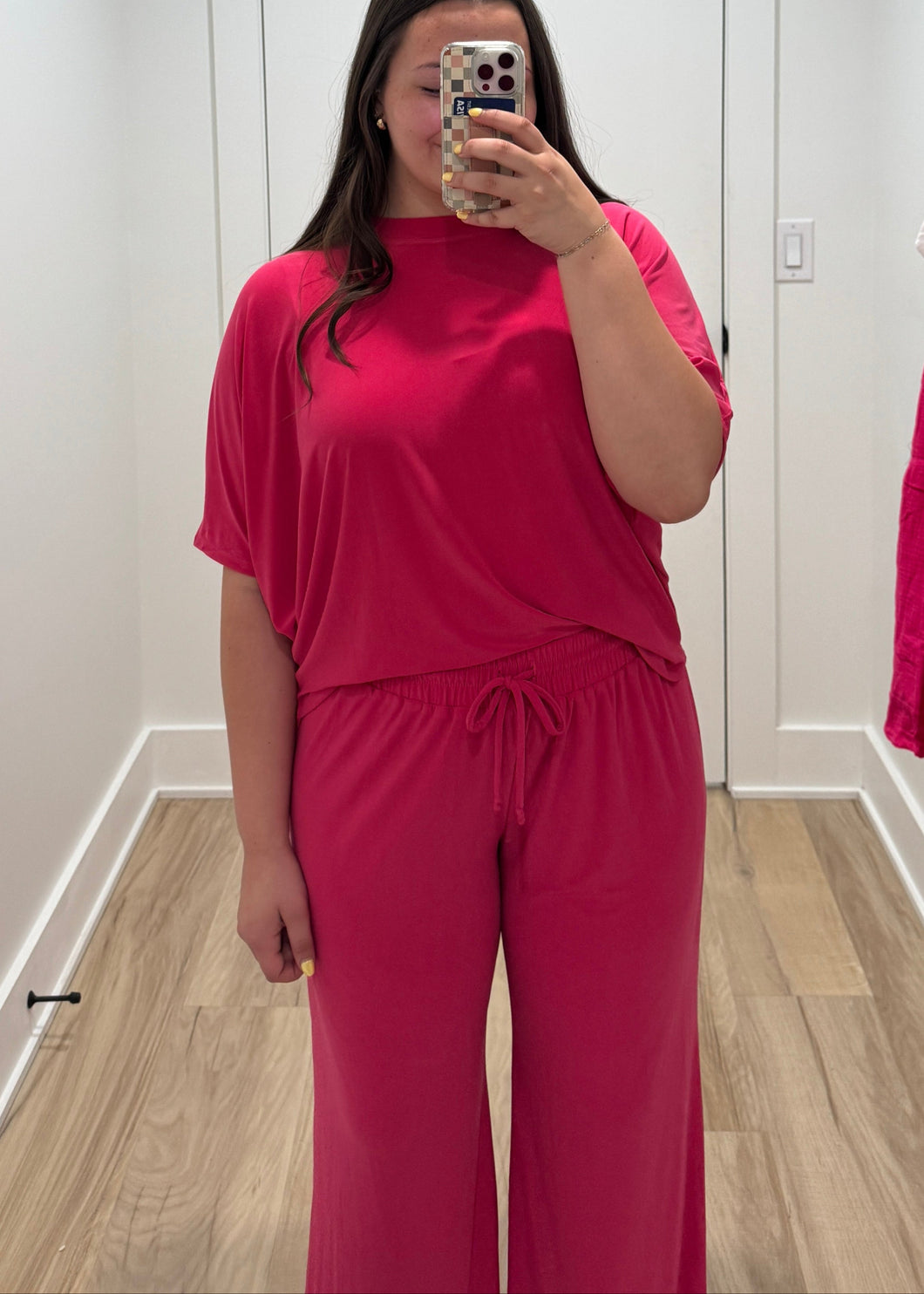 Home Sweet Home Lounge Set | Fuchsia
