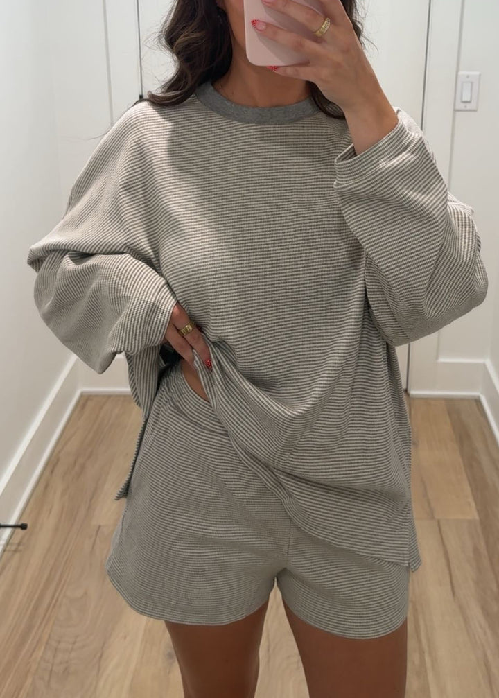 The Comfort Club Bottoms | Heather Grey