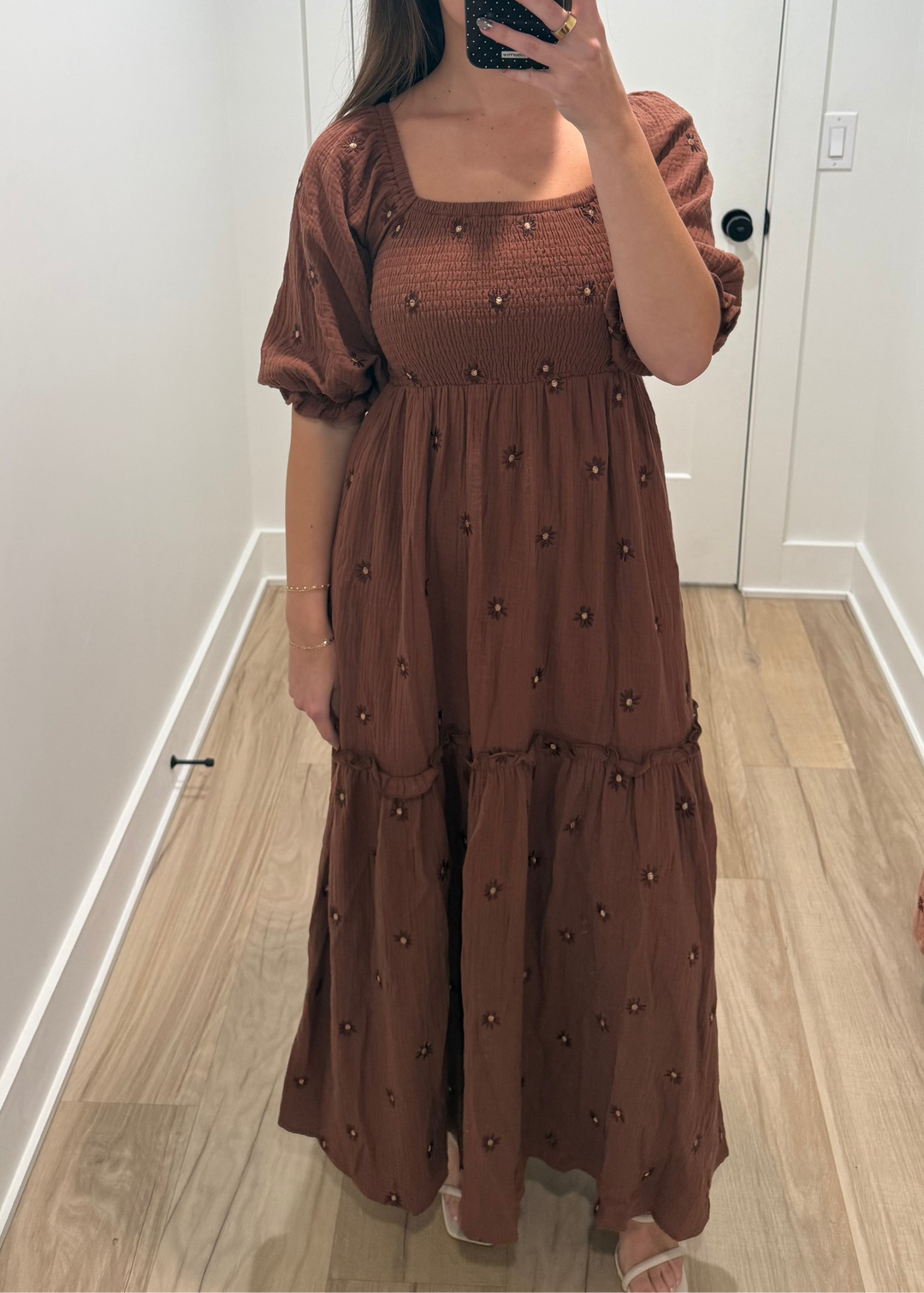 The Mocha Meadow Dress | Mocha + Chocolate