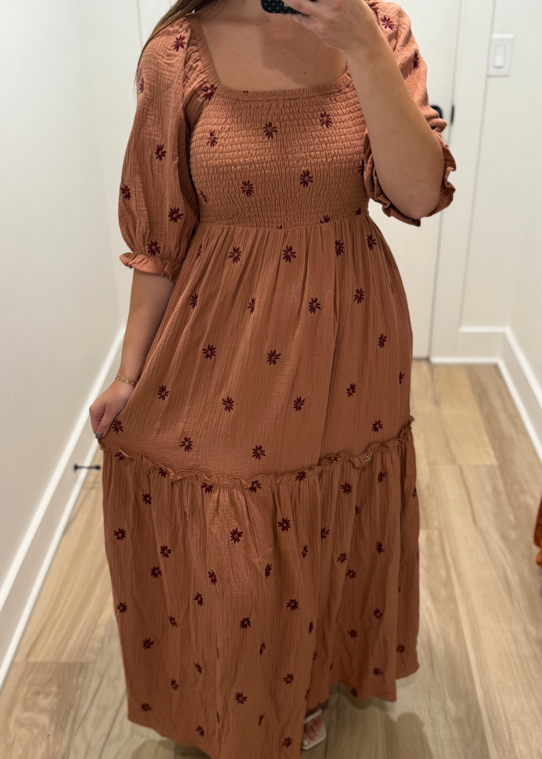 The Mocha Meadow Dress | Mocha + Chocolate