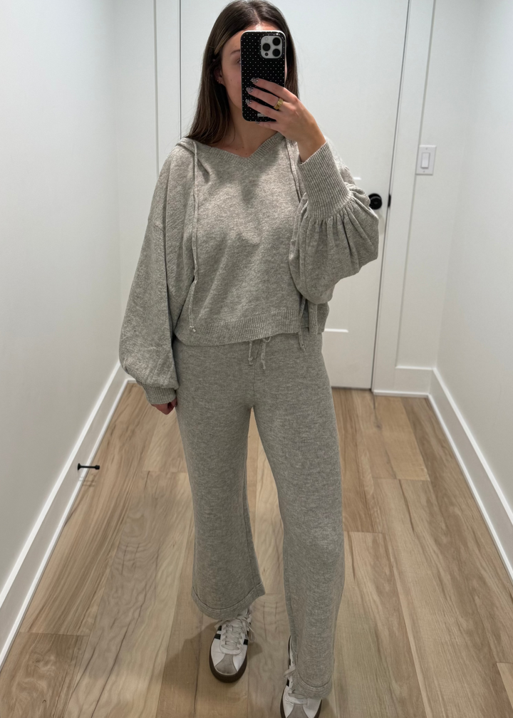 Day Off Hoodie | Grey + Oatmeal