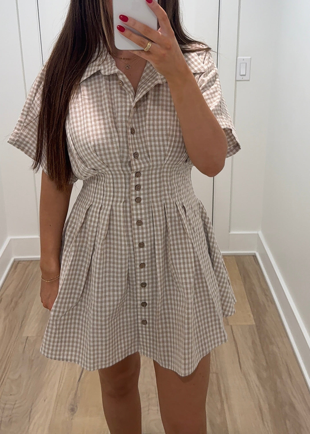 Buttercream Gingham Dress