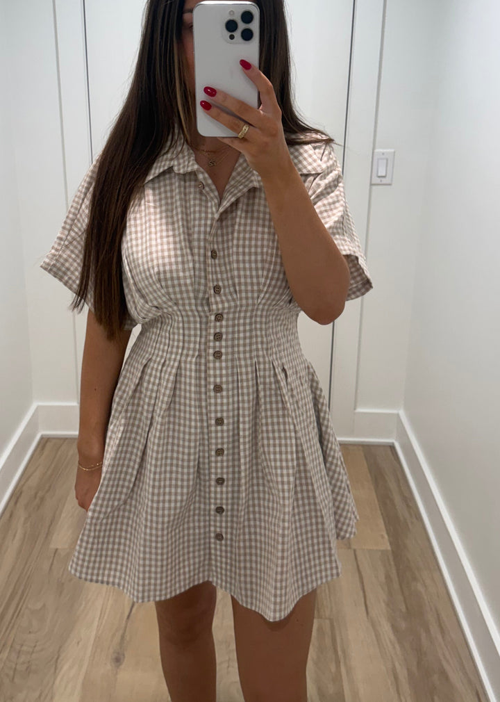 Buttercream Gingham Dress