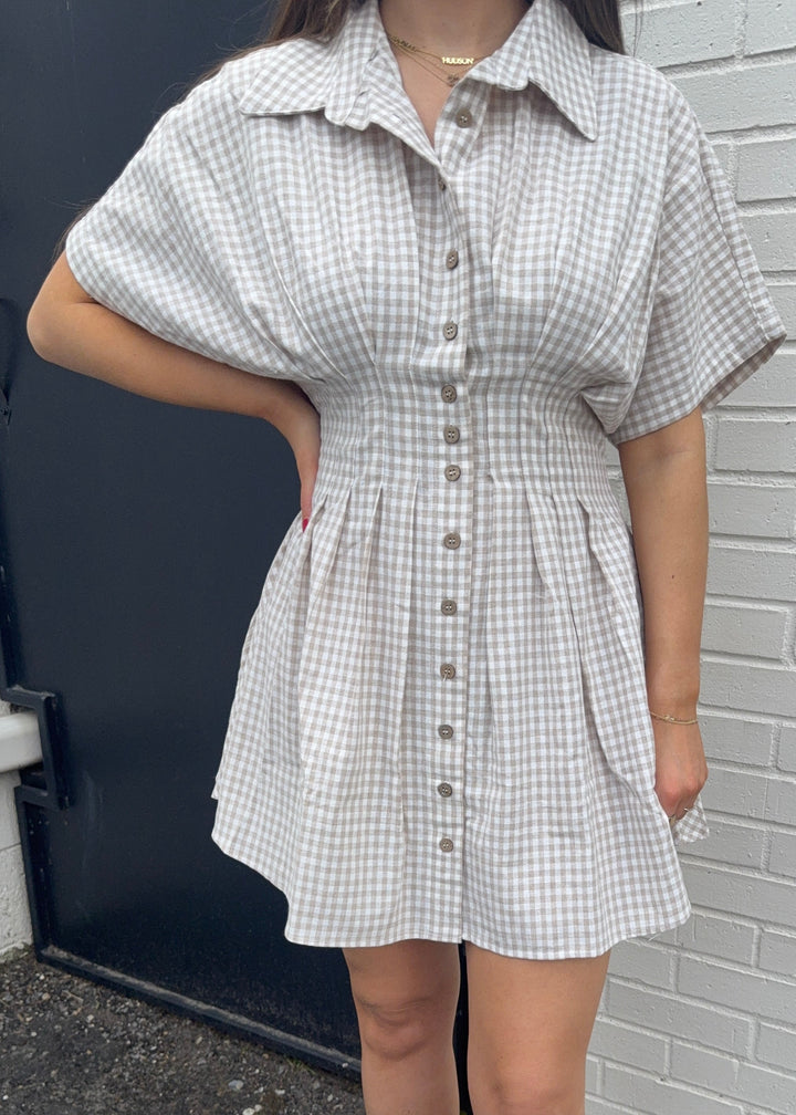 Buttercream Gingham Dress