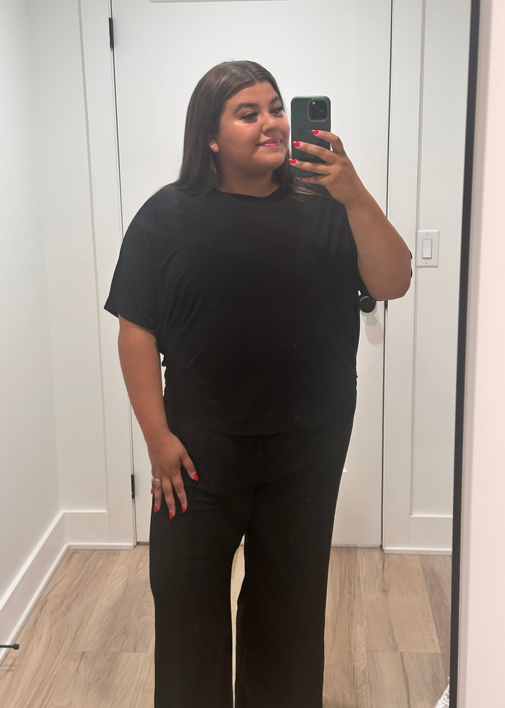 Home Sweet Home Lounge Set | Black | Curvy