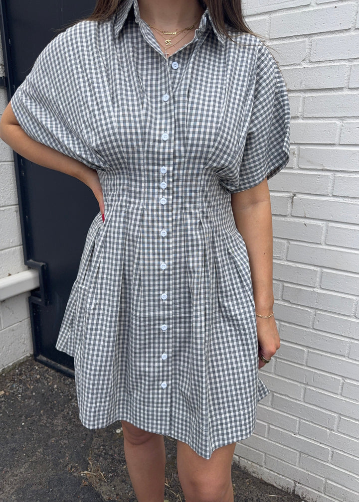 The Sculpted Stripe Shortie Dress