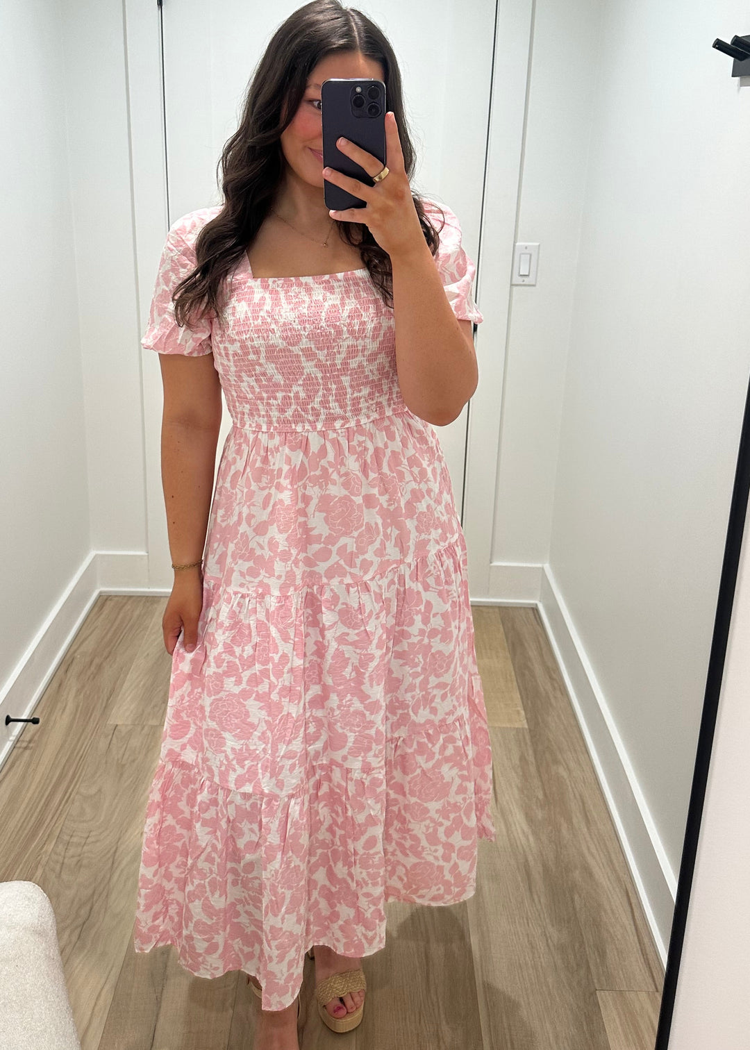 Sunday in Bloom Dress | Black, Pink, Blue