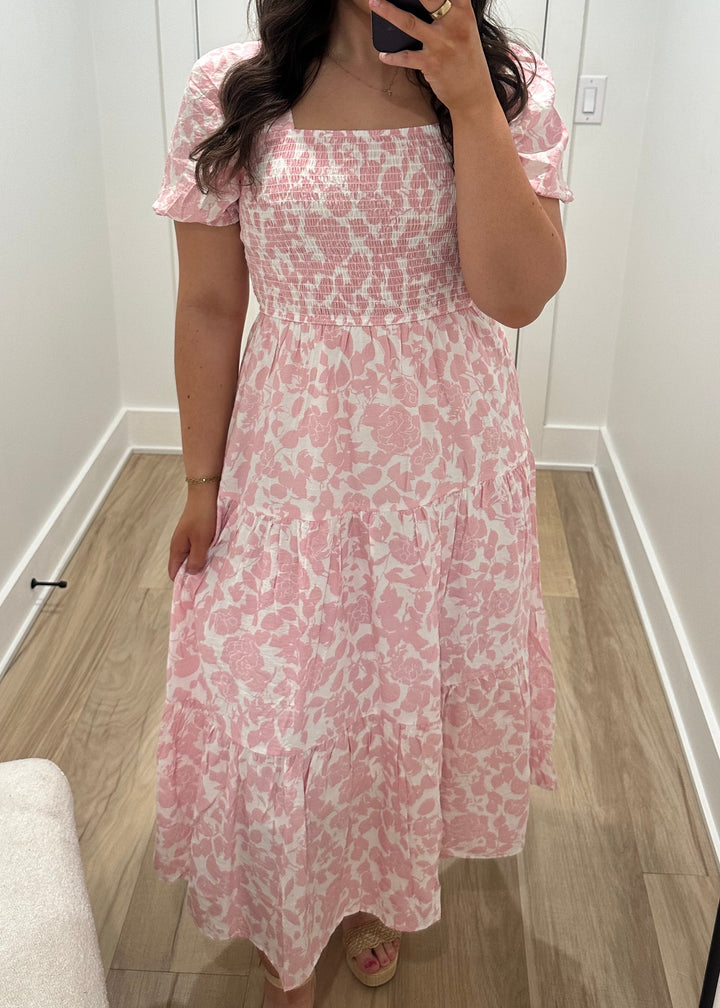Sunday in Bloom Dress | Black, Pink, Blue