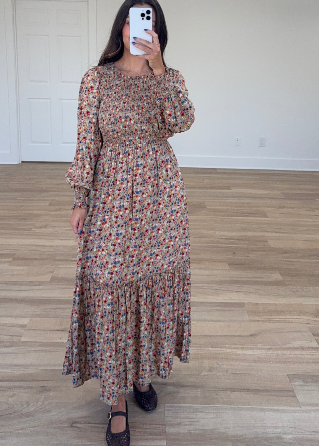 Wildflower Harvest Smocked Maxi Dress | Plus Available