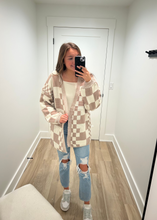 Load image into Gallery viewer, Check Mate Cardigan | Taupe
