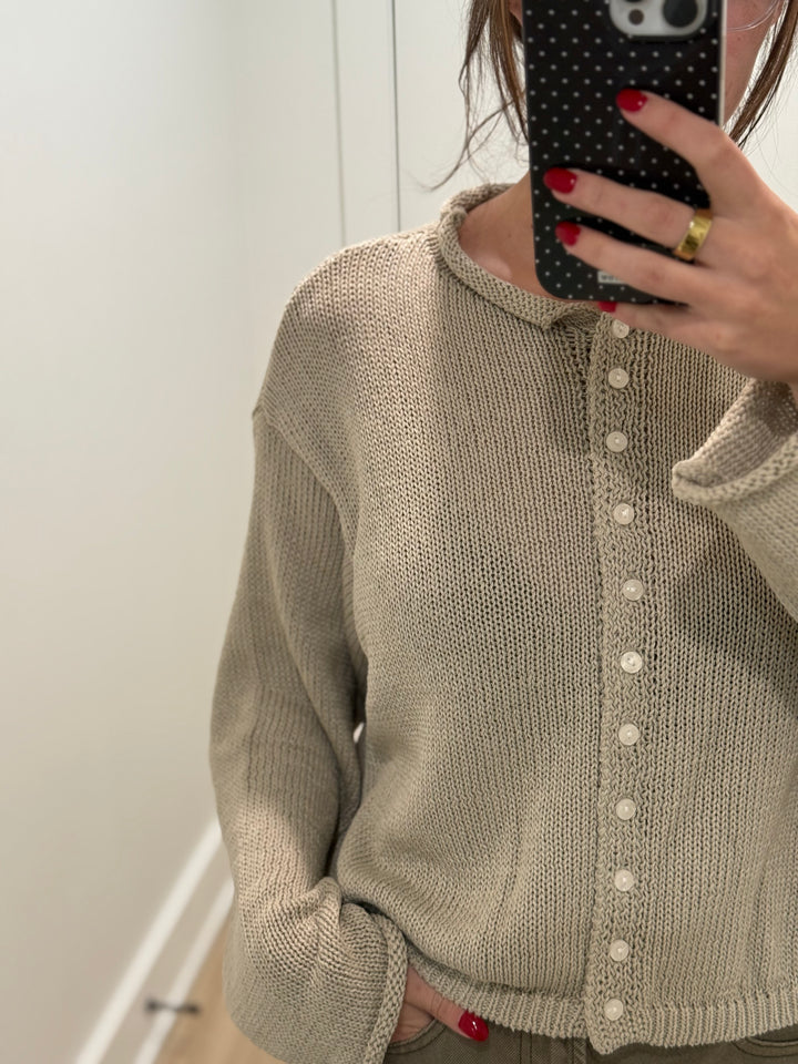 The Rowan Knit Sweater | Stone