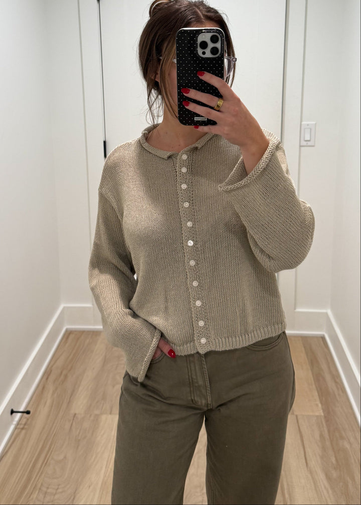 The Rowan Knit Sweater | Stone