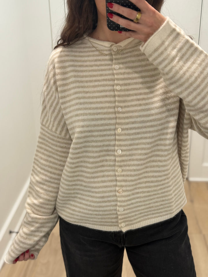 Weekend Mood Cardigan | Cream