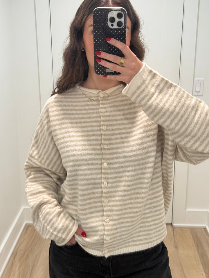 Weekend Mood Cardigan | Cream