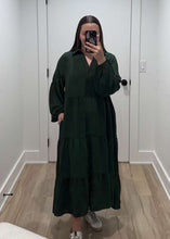 Load image into Gallery viewer, Hunter Green Maxi Dress
