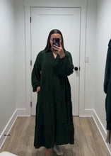 Load image into Gallery viewer, Hunter Green Maxi Dress
