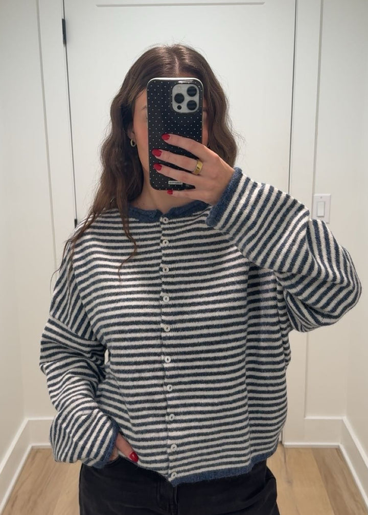 Weekend Mood Cardigan | Denim