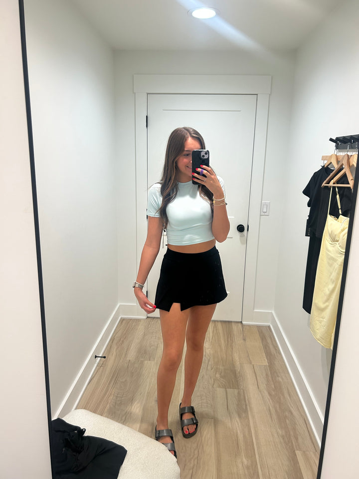 Coastal Cool Cropped Tee
