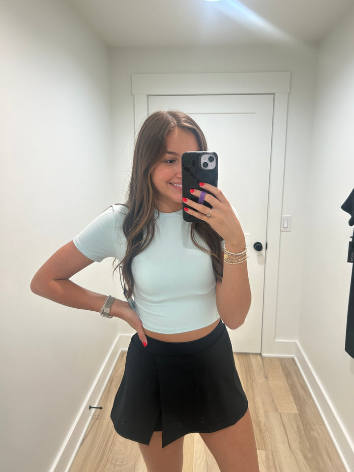 Coastal Cool Cropped Tee