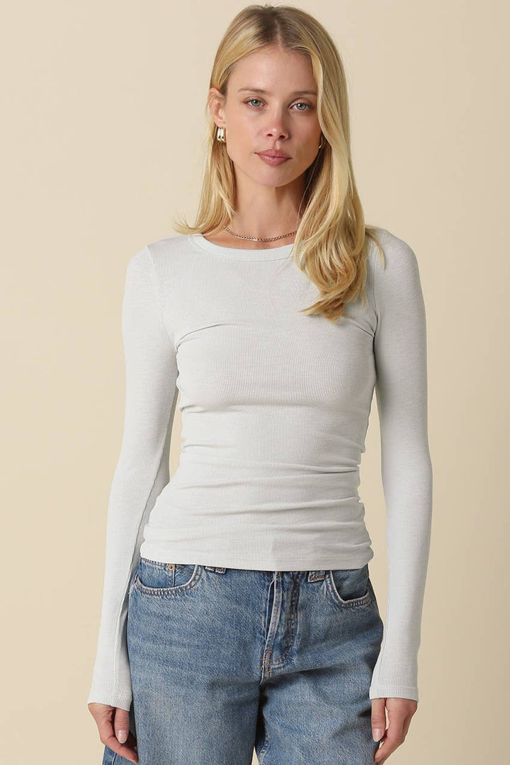The Daily Rib Top | Lilac, Butter, Blue