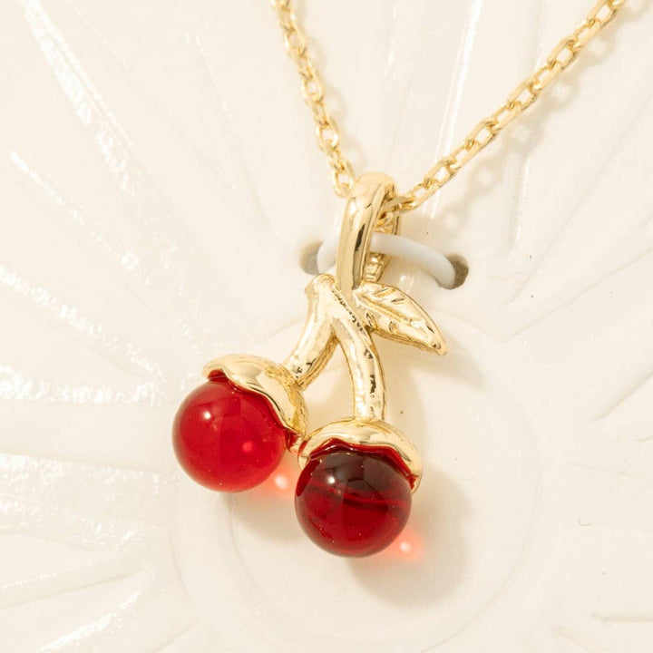 Cherry Swappable Pendant Necklace