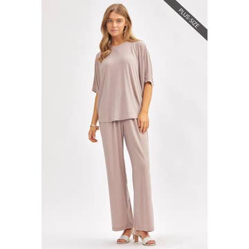Home Sweet Home Lounge Set | Mocha | Plus