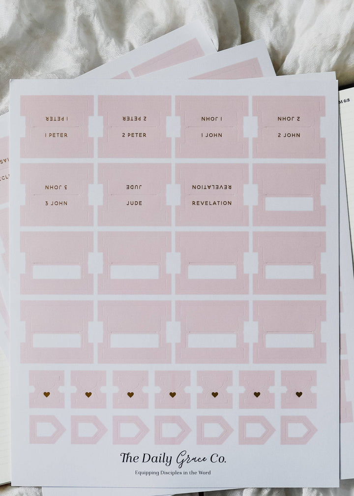 Blush Bible Tabs