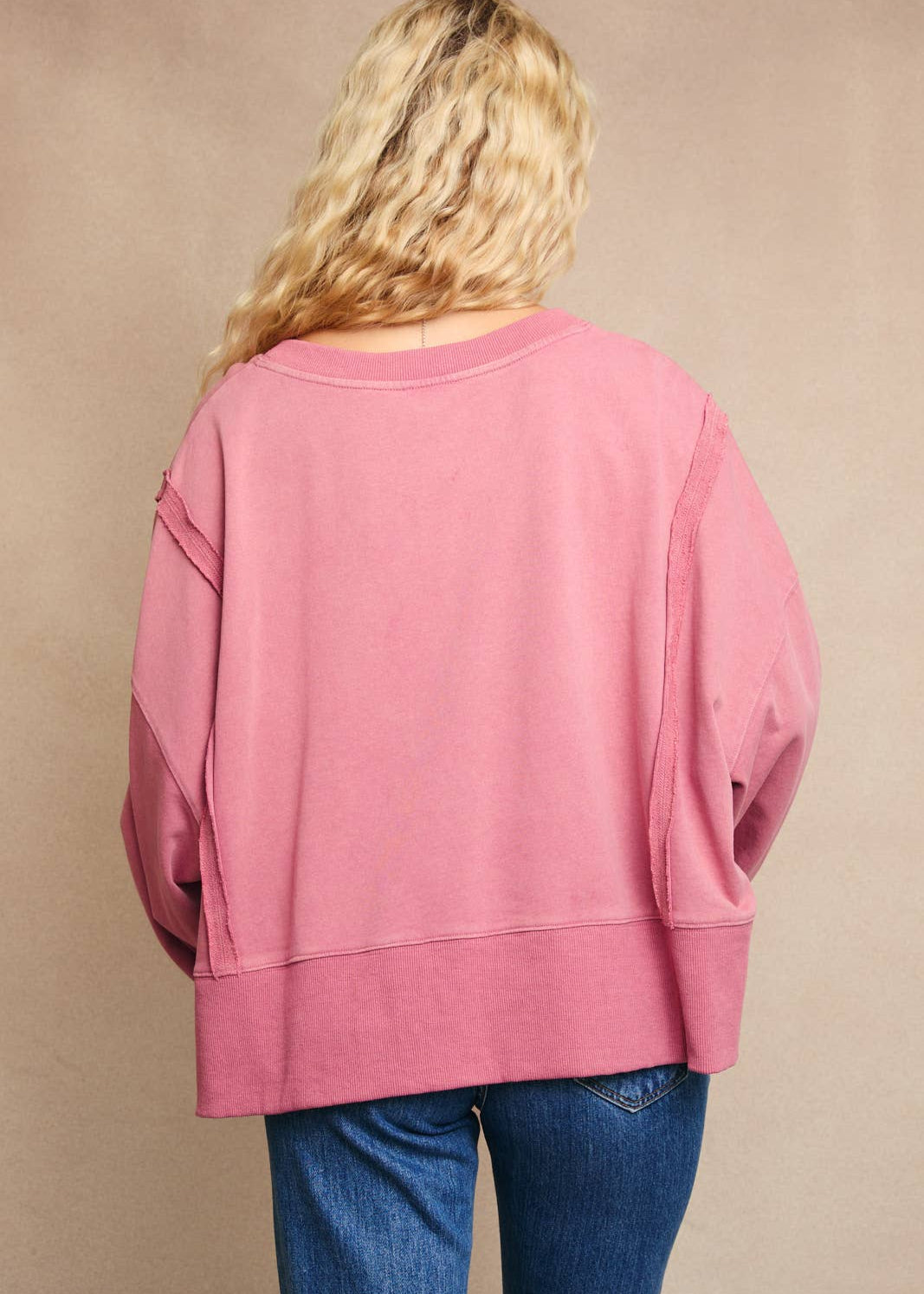 She Will Be Loved Top | Pink + Olive