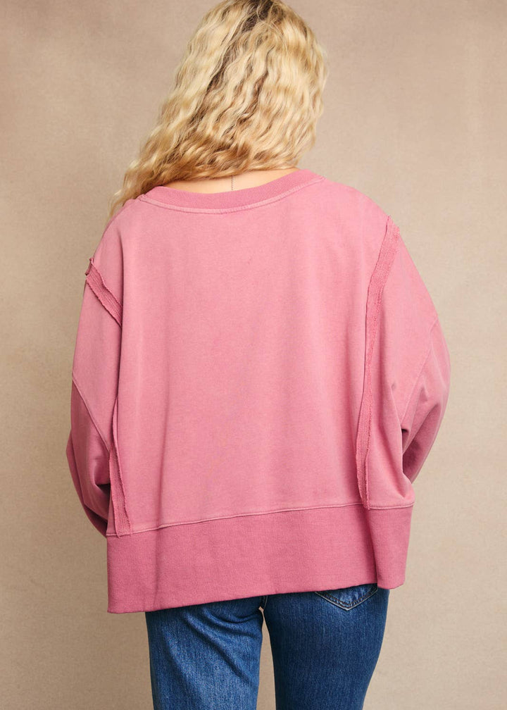 She Will Be Loved Top | Pink + Olive
