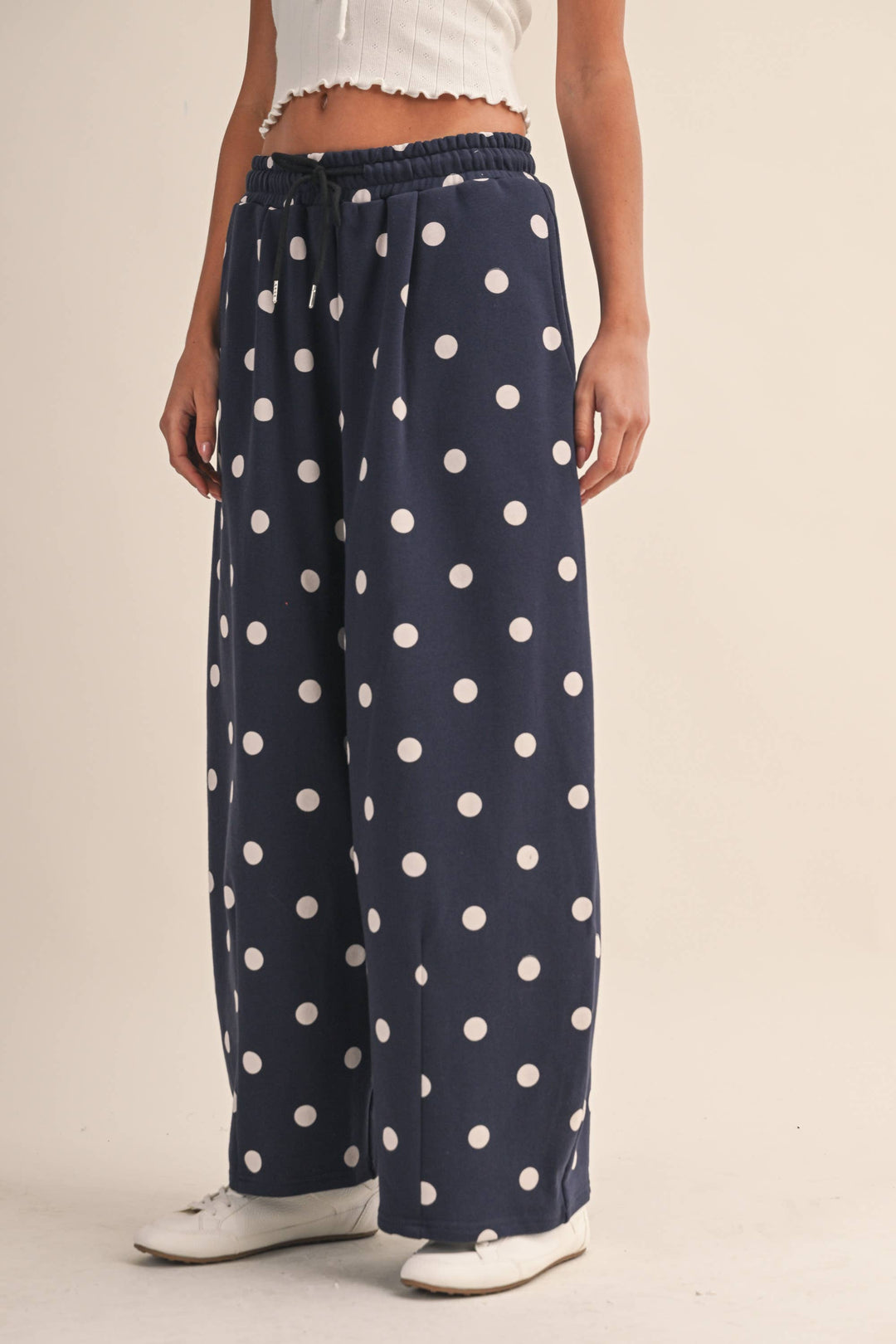 The Navy Spot Barrel Sweatpants