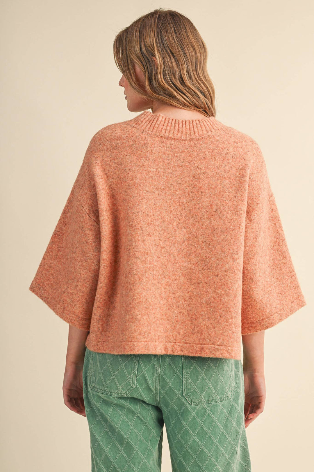 Autumn Skies Sweater | Rust + Teal