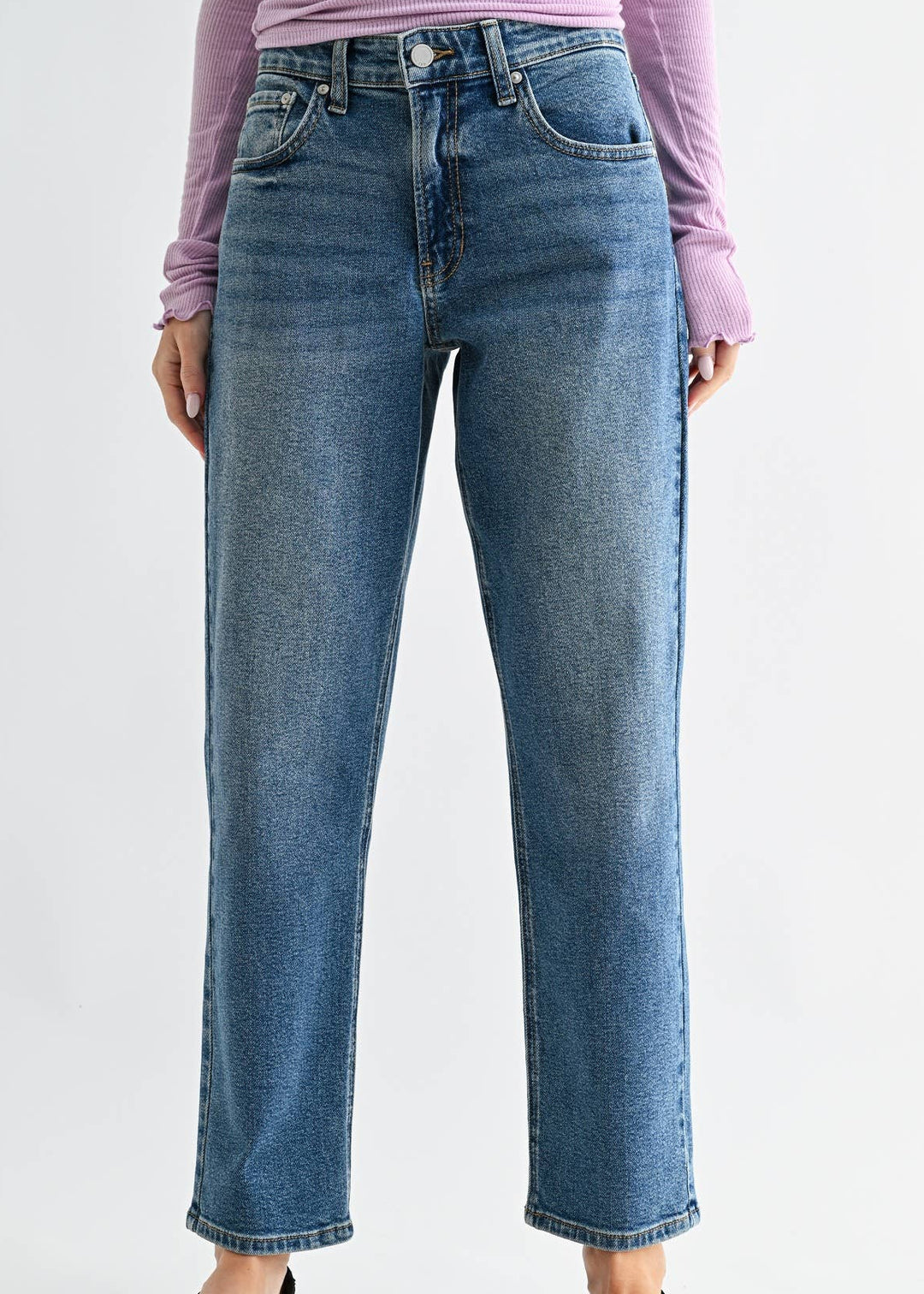 JBD Medium Wash Boyfriend Jeans