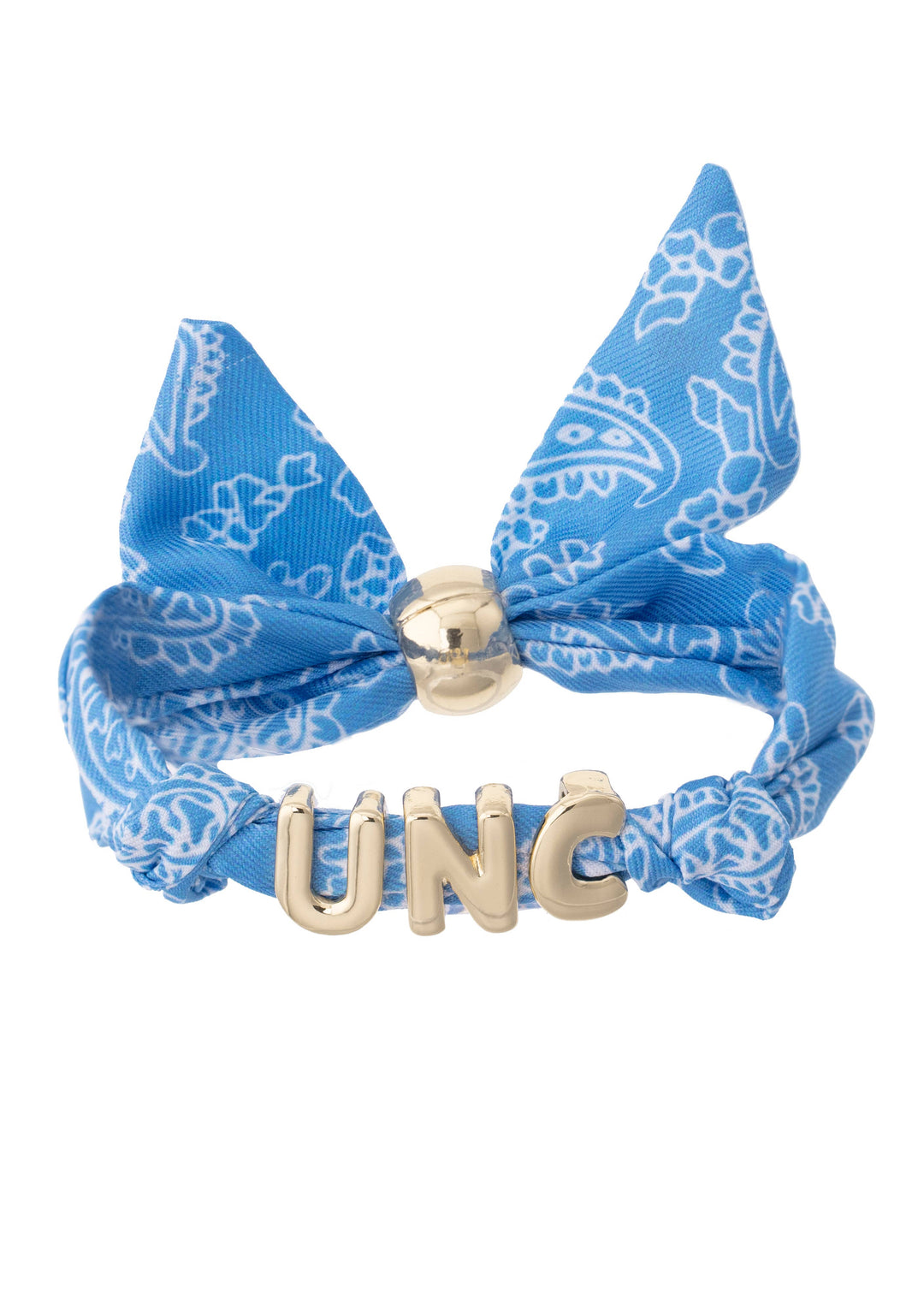 North Carolina Tarheels Bandana Slider Bracelet