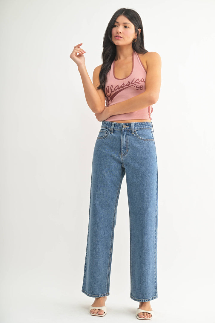 JBD Full Length Retro Straight Jeans