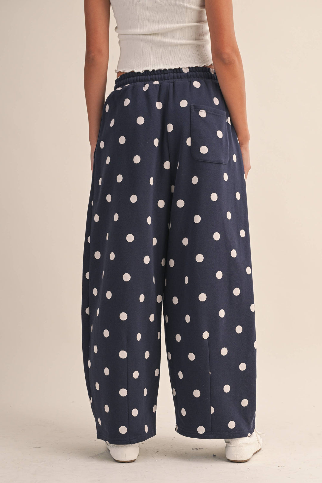 The Navy Spot Barrel Sweatpants
