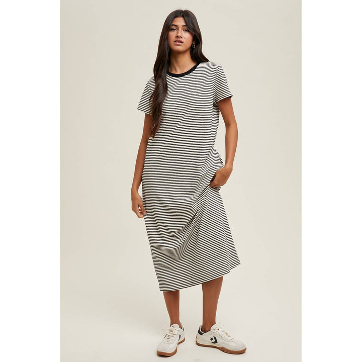The Effortless Striped T-Shirt Dress