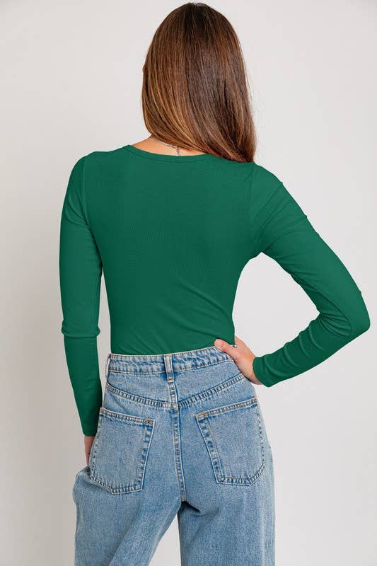 Holly Jolly Ribbed Bodysuit