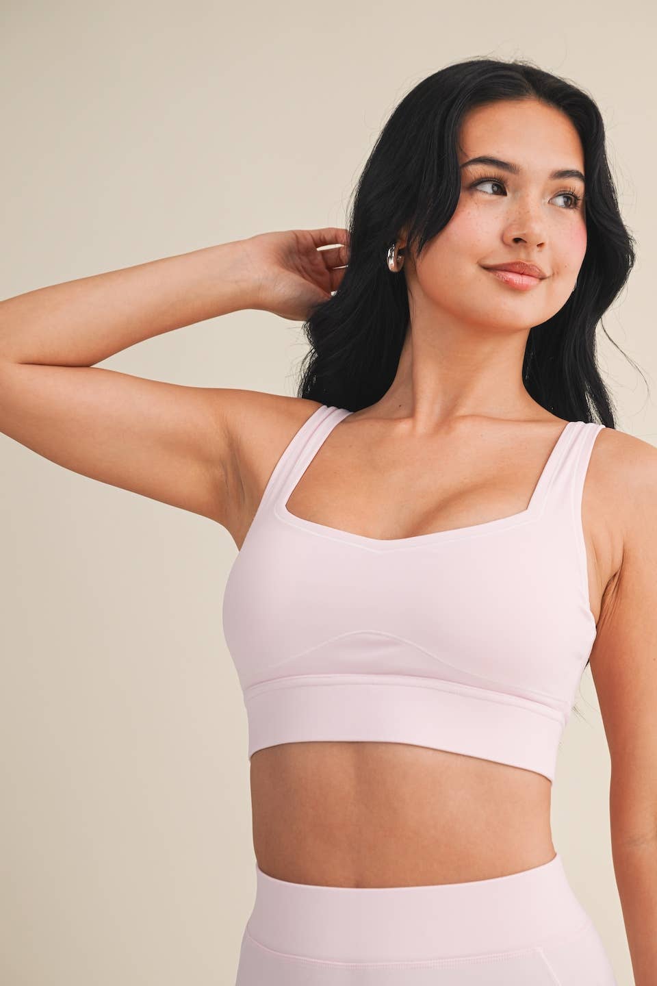 Align Sports Bra | Taupe, Pink, + Black