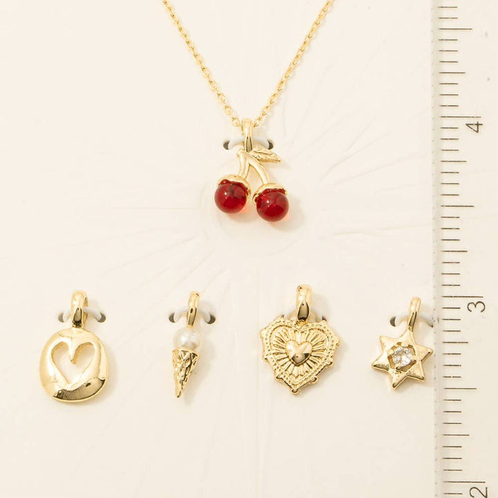 Cherry Swappable Pendant Necklace