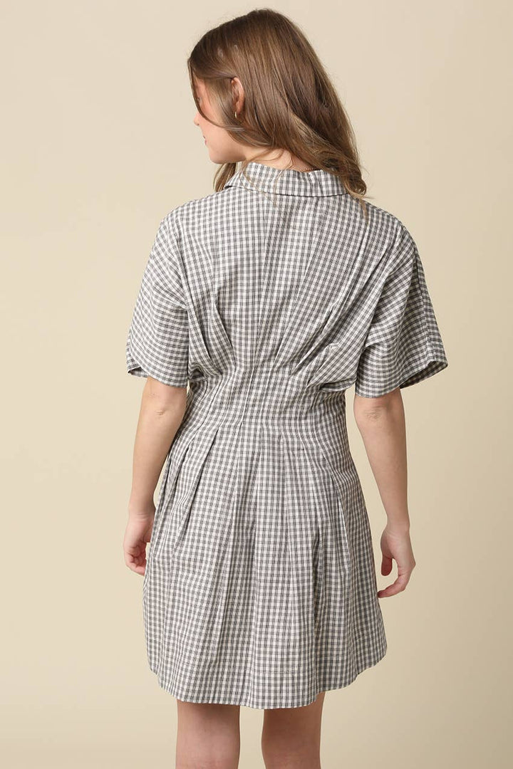 The Sculpted Stripe Shortie Dress