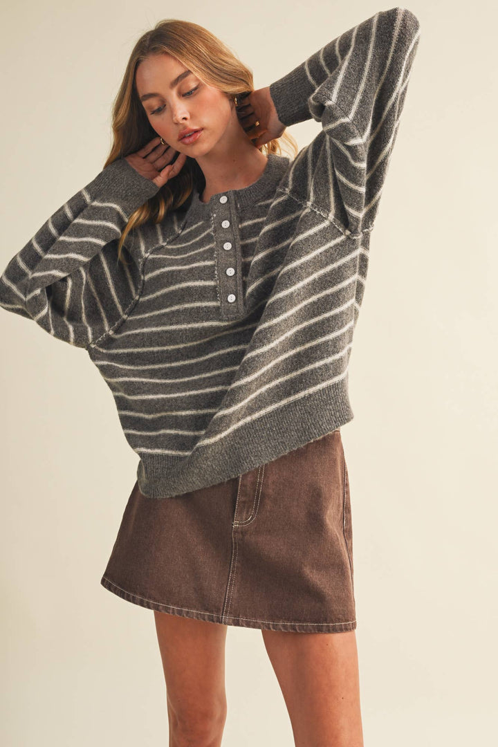 Greyson Stripe Sweater