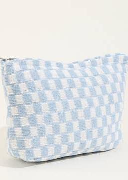 Checker Makeup Bag | Large