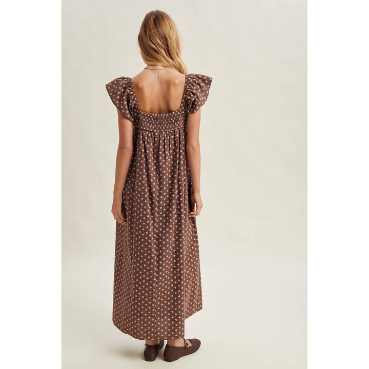 Chestnut Charm Midi Dress