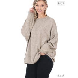 Weekender Sweater | Mocha | Curvy