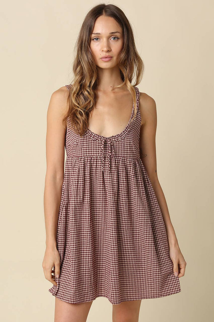 Gingham Girl Mini Dress