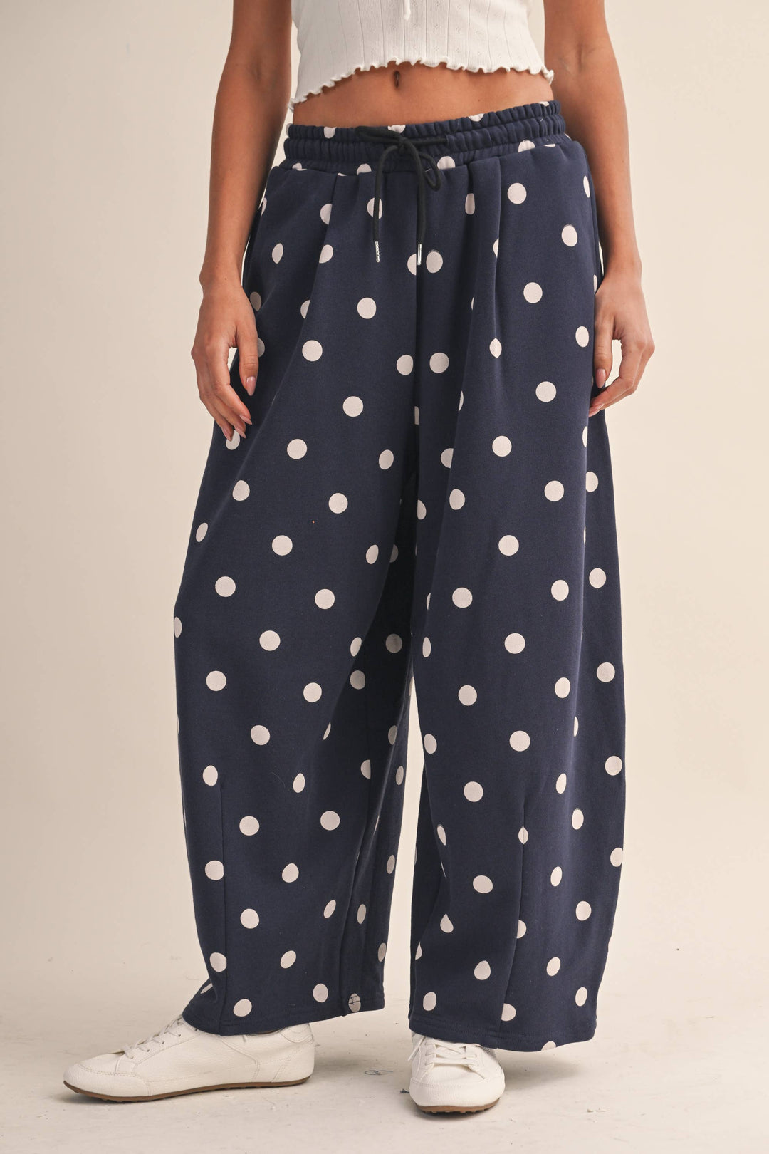 The Navy Spot Barrel Sweatpants