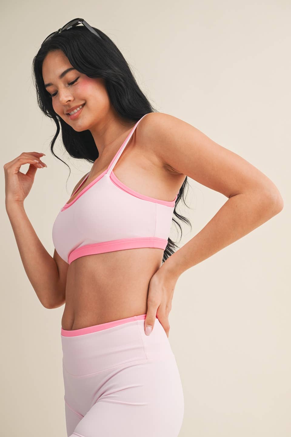 Pinky Promise Double Layered Sports Bra